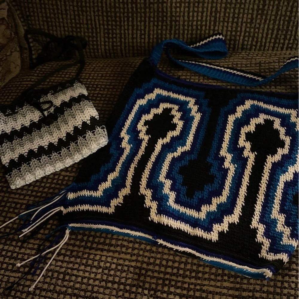 Boho Style Knitted Bags